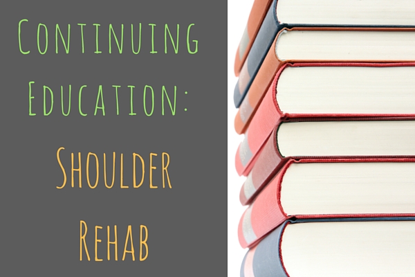 Physiotherapy shoulder rehabilitation