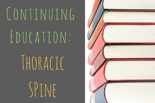 CE- Physiotherapy Thoracic Spine