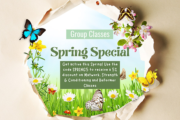 Spring group classes discount